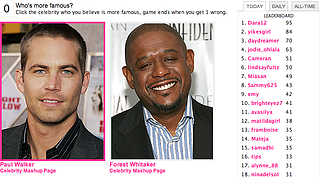 Play Celebrity Faceoff and Win a $100 Gift Card!